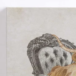 Kirklands Home Canvas Art|Sitting Pretty Cows Canvas Art Prints, Set of 2