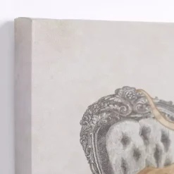 Kirklands Home Canvas Art|Sitting Pretty Cows Canvas Art Prints, Set of 2