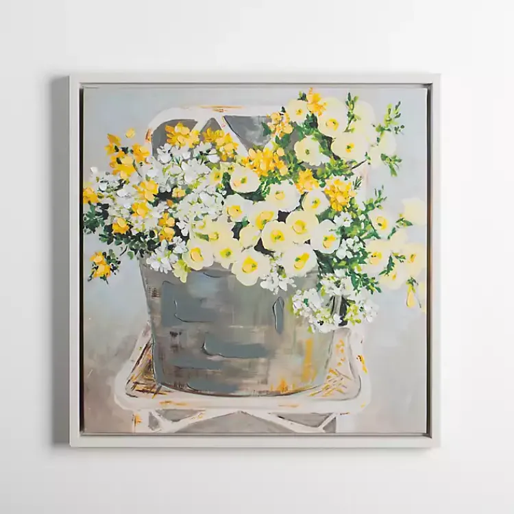 Kirklands Home Canvas Art|Sitting Pretty Framed Canvas Art Print