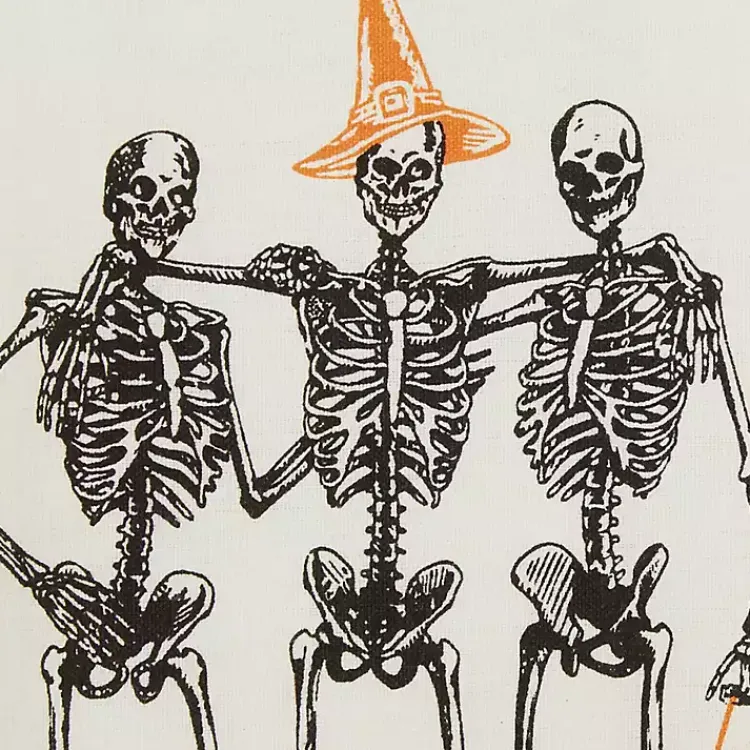 Kirklands Home Kitchen Accessories|Skeletons Printed Assorted Dishtowels, Set of 3