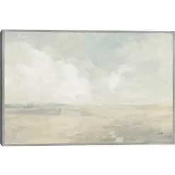 Kirklands Home Canvas Art|Sky and Sand Crop Framed Canvas Art Print Gray