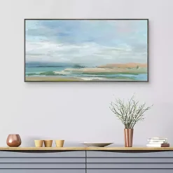 Kirklands Home Canvas Art|Sky From The Bay Framed Canvas Art Print Multi