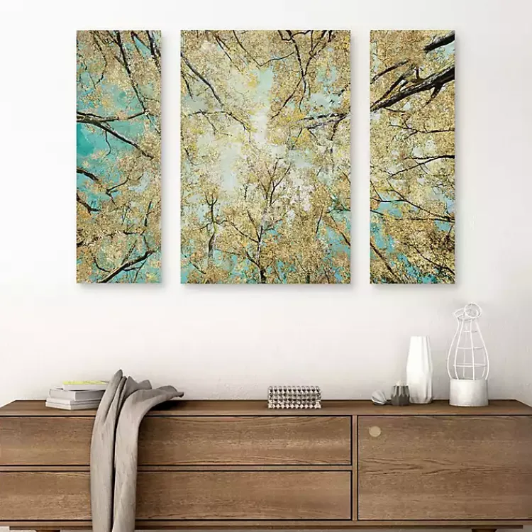 Kirklands Home Canvas Art|Sky High Canvas Art Prints, Set of 3