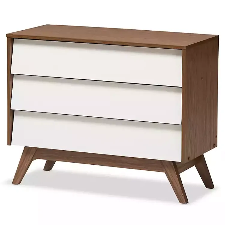 Kirklands Home Dressers & Chests|Slant Midcentury Two-Tone Chest
