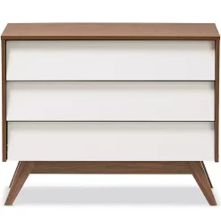 Kirklands Home Dressers & Chests|Slant Midcentury Two-Tone Chest