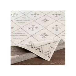 Kirklands Home Area Rugs|Slate Gray Diamond Print Area Rug, 7x10