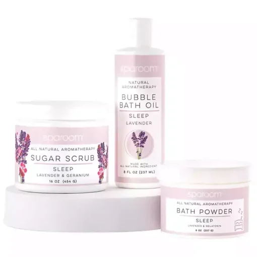 Kirklands Home Bathroom Accessories|Sleep Bath Bundle Gift Set Purple