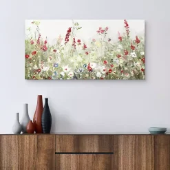 Kirklands Home Canvas Art|Sleepy Spring Meadow Canvas Art Print