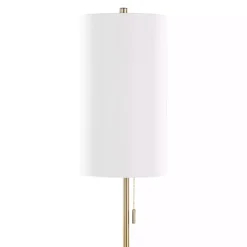Kirklands Home Floor Lamps|Slim Gold Modern Floor Lamp White