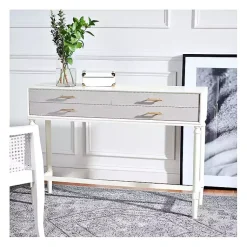 Kirklands Home Entryway Furniture|Sloane Four-Drawer Console Table White