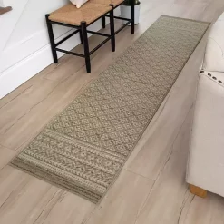 Kirklands Home Area Rugs|Smoky Ornamental Patterned Floor Runner, 2x8