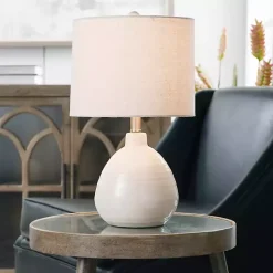 Kirklands Home Table Lamps|Smooth Ceramic Table Lamp Ivory