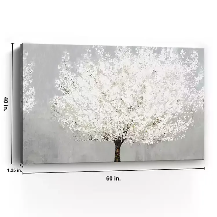Kirklands Home Canvas Art|Snow Kissed Blossoms Giclee Canvas Art Print