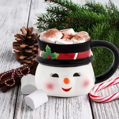 Kirklands Home Glassware & Drinkware|Snowman Christmas Mug