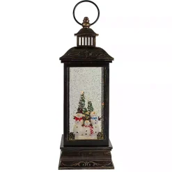 Clearance Snowman Family Christmas LED Glitter Snow Globe Christmas Decorations