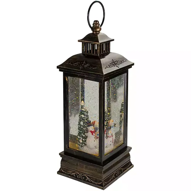 Clearance Snowman Family Christmas LED Glitter Snow Globe Christmas Decorations