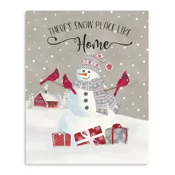 New Snowman Home Christmas Wall Plaque Christmas Art & Wall Decor
