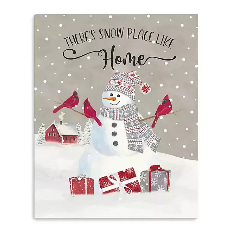 New Snowman Home Christmas Wall Plaque Christmas Art & Wall Decor
