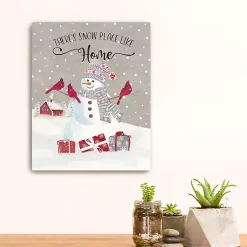 New Snowman Home Christmas Wall Plaque Christmas Art & Wall Decor