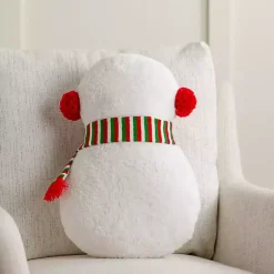 Outlet Snowman Shaped Holiday Pillow Pillows