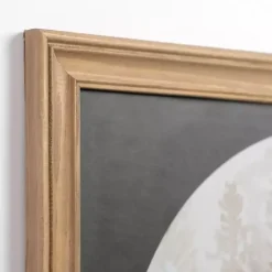 Kirklands Home Framed Art|Snowy Trees Oval Framed Art Print