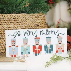 Outlet So Very Merry Nutcracker Wall Plaque Christmas Art & Wall Decor