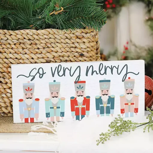 Outlet So Very Merry Nutcracker Wall Plaque Christmas Art & Wall Decor