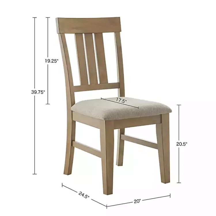 Kirklands Home Dining Chairs|Sofia High Back Dining Chairs, Set of 2 Gray