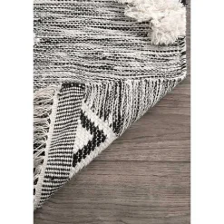 Kirklands Home Area Rugs|Sofia Moroccan Fringe Area Rug, 5x8 Gray