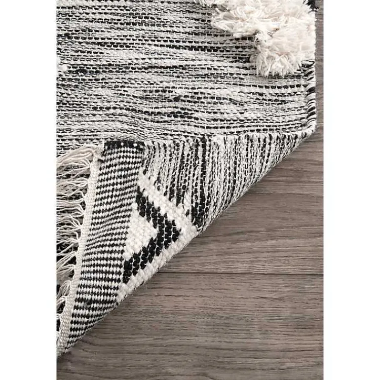 Kirklands Home Area Rugs|Sofia Moroccan Fringe Area Rug, 5x8 Gray
