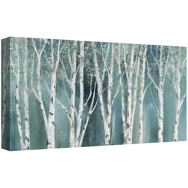 Kirklands Home Canvas Art|Soft Birch on Blue Canvas Art Print