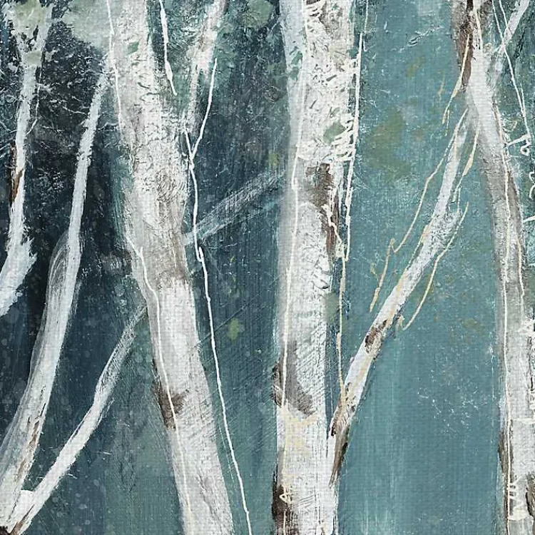 Kirklands Home Canvas Art|Soft Birch on Blue Canvas Art Print