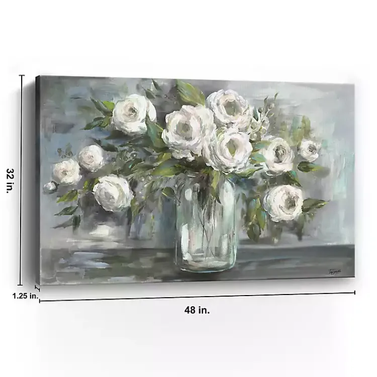 Kirklands Home Canvas Art|Soft Blooms Giclee Canvas Art Print, 48 in.