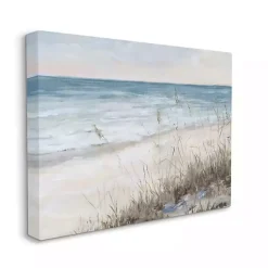 Kirklands Home Canvas Art|Soft Beach Canvas Art Print, 30x24 Blue
