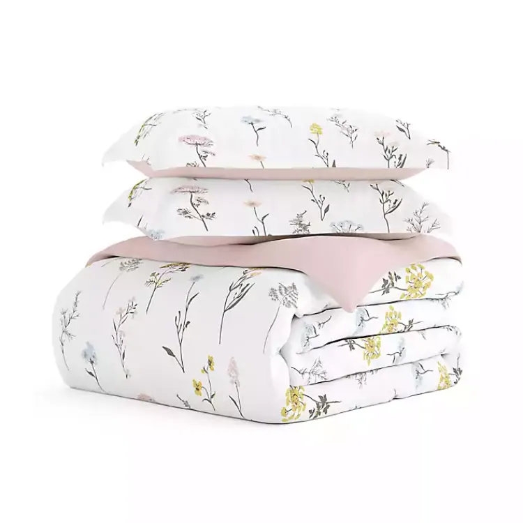 Kirklands Home Duvets|Soft Floral Reversible 2-pc. Twin Duvet Cover Set