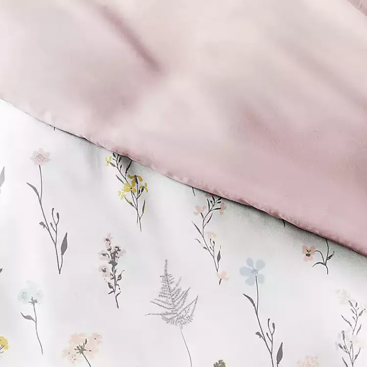 Kirklands Home Duvets|Soft Floral Reversible 2-pc. Twin Duvet Cover Set