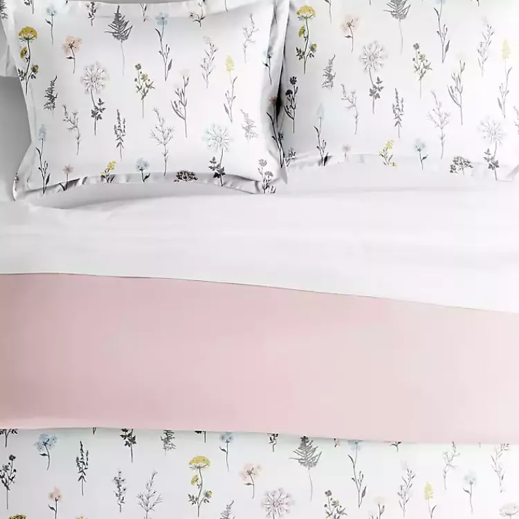 Kirklands Home Duvets|Soft Floral Reversible 2-pc. Twin Duvet Cover Set