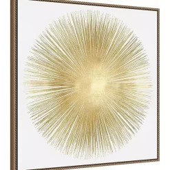 Kirklands Home Canvas Art|Soft Gold Sunburst I Canvas Art Print