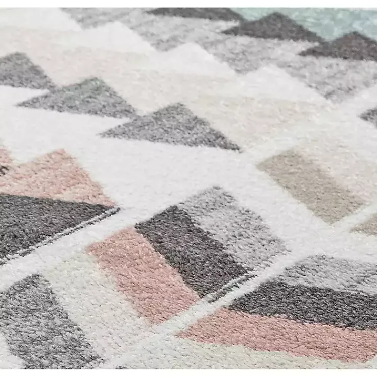 Kirklands Home Area Rugs|Soft Hues Geometric Area Rug, 8x10 Multi