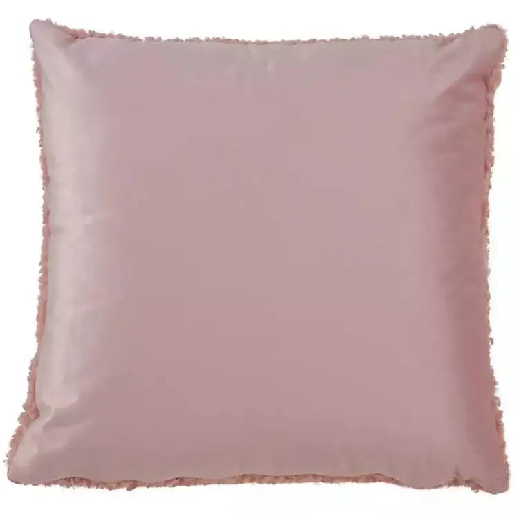 Soft Fuzzy Faux Wool Textured Throw Pillow Pillows
