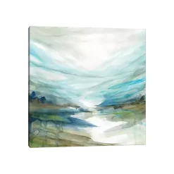 Kirklands Home Canvas Art|Soft River Reflection Canvas Art Print Multi