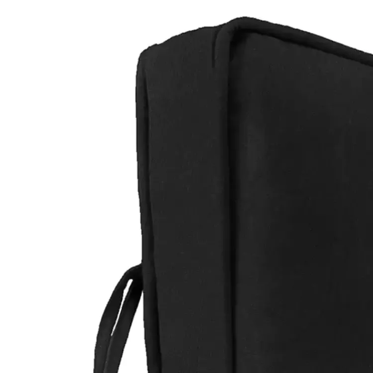 Kirklands Home Outdoor Cushions & Pillows|Solid Outdoor Deep Seat Cushion Black