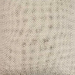 New Solid Ivory Accent Pillow with Fringe Pillows