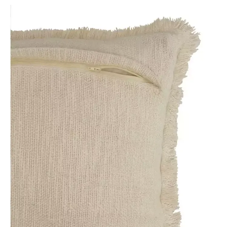 Solid Fringe Accent Pillow Pillows