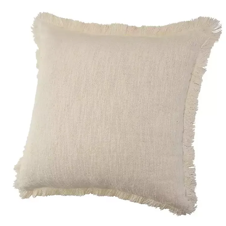 Solid Fringe Accent Pillow Pillows