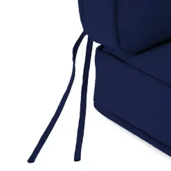 Kirklands Home Outdoor Cushions & Pillows|Solid Navy Outdoor Deep Seat Cushion Blue