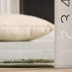 Kirklands Home Area Rugs|Solid Sage Revive Area Rug, 6x6 Green