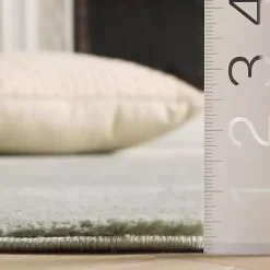 Kirklands Home Area Rugs|Solid Sage Revive Runner, 2x8 Green