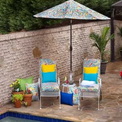 Kirklands Home Outdoor Cushions & Pillows|Solid Outdoor Pillows, Set of 2 Yellow