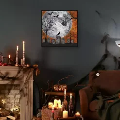 Discount Something Wicked Framed Canvas Art Print Halloween